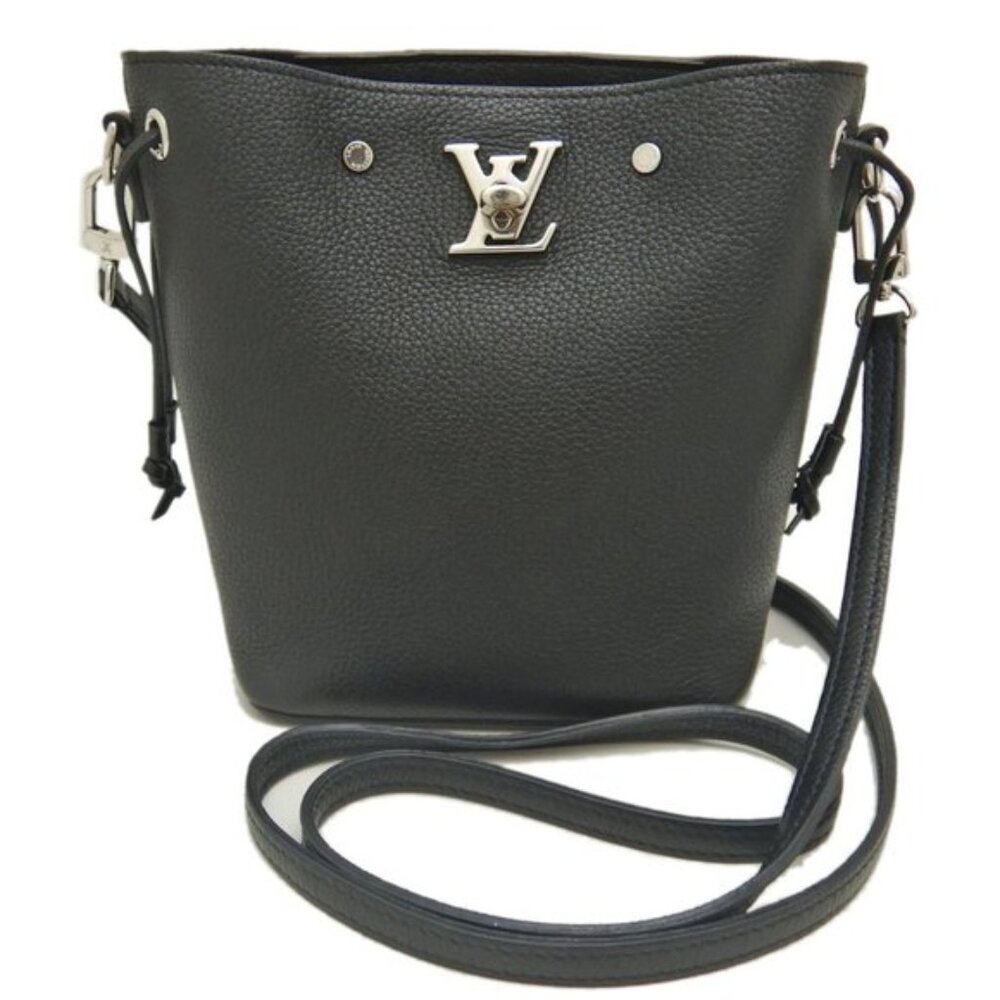 LOUIS VUITTON Louis Vuitton Nano Lock Me Bucket M68709 Shoulder Bag Noir
